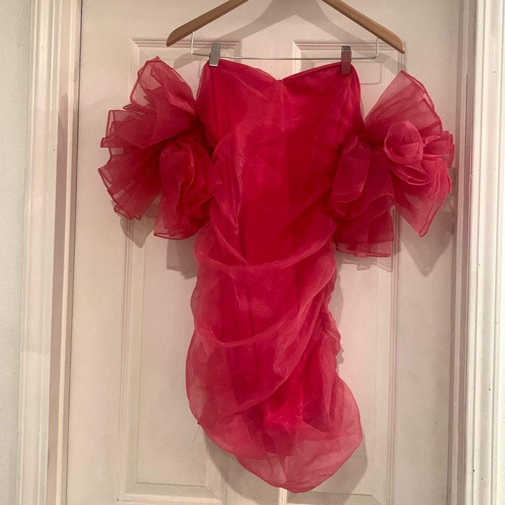 Pink tulle dress